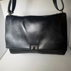 Bally Red Suede Interior with Black Leather Trim